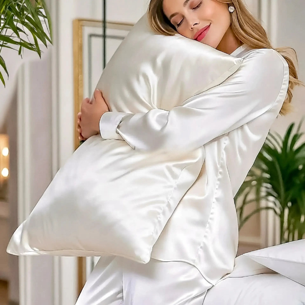 Taie d'oreiller en soie