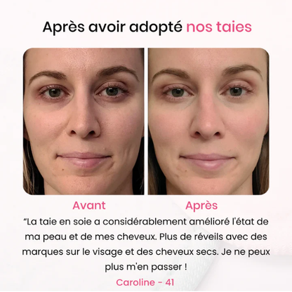 Taie d'oreiller en soie