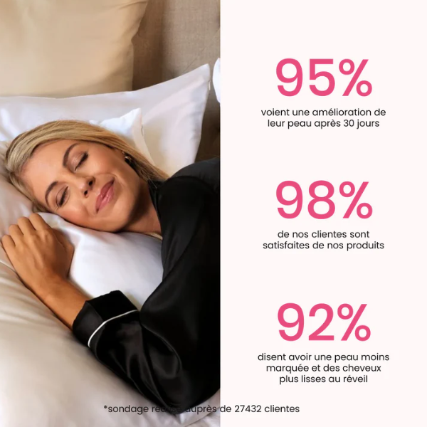 Taie d'oreiller en soie