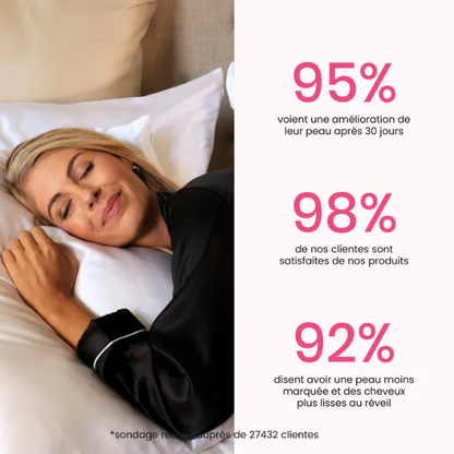 Taie d'oreiller en soie