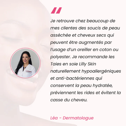 Taie d'oreiller en soie