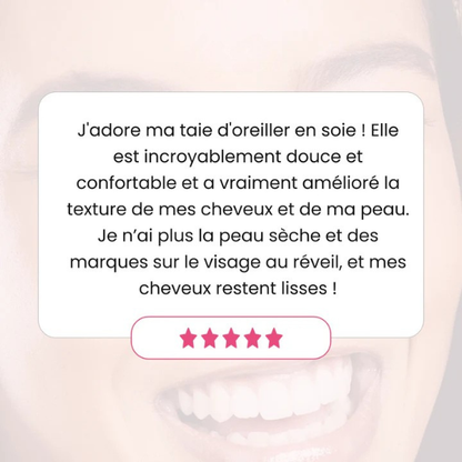 Taie d'oreiller en soie