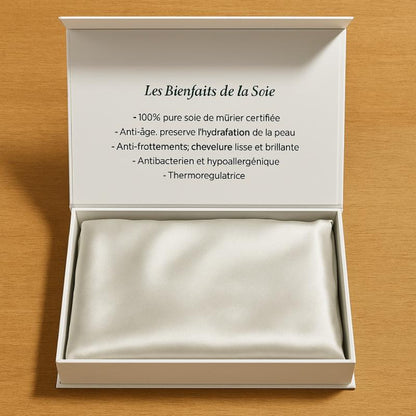 Taie d'oreiller en soie