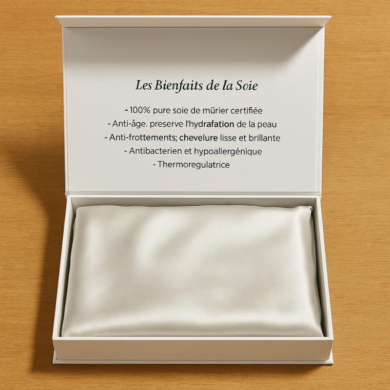 Taie d'oreiller en soie