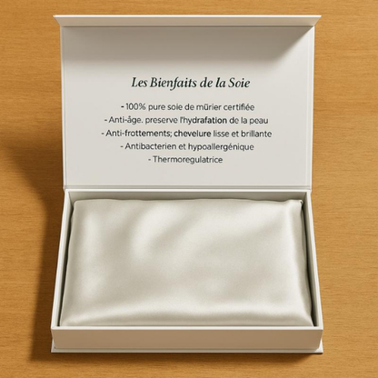 Taie d'oreiller en soie